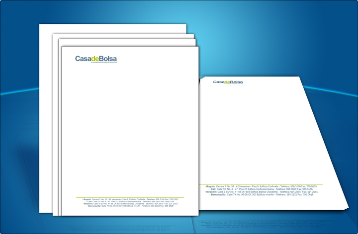 Impresión Publicomercial - Hojas Membreteadas